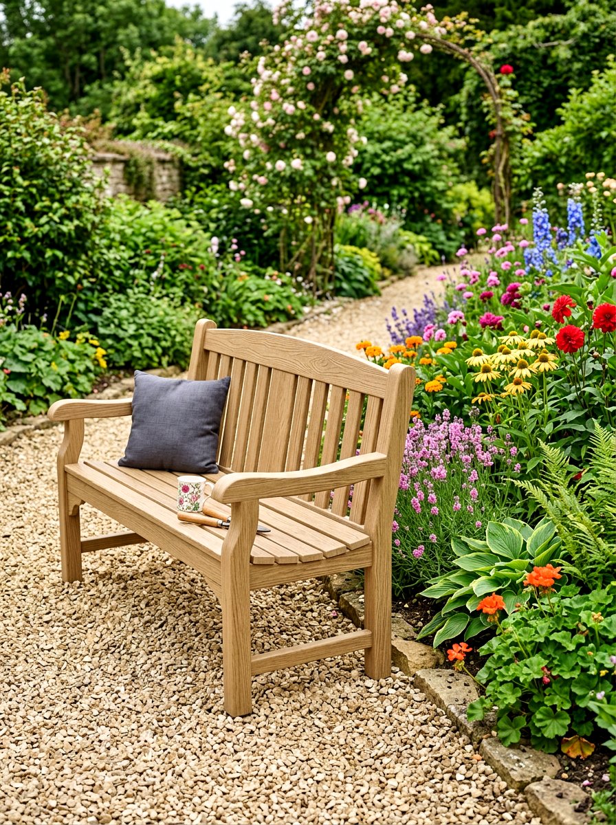 Waterproof Resin Garden Seat - 30 patio storage bench seating ideas
