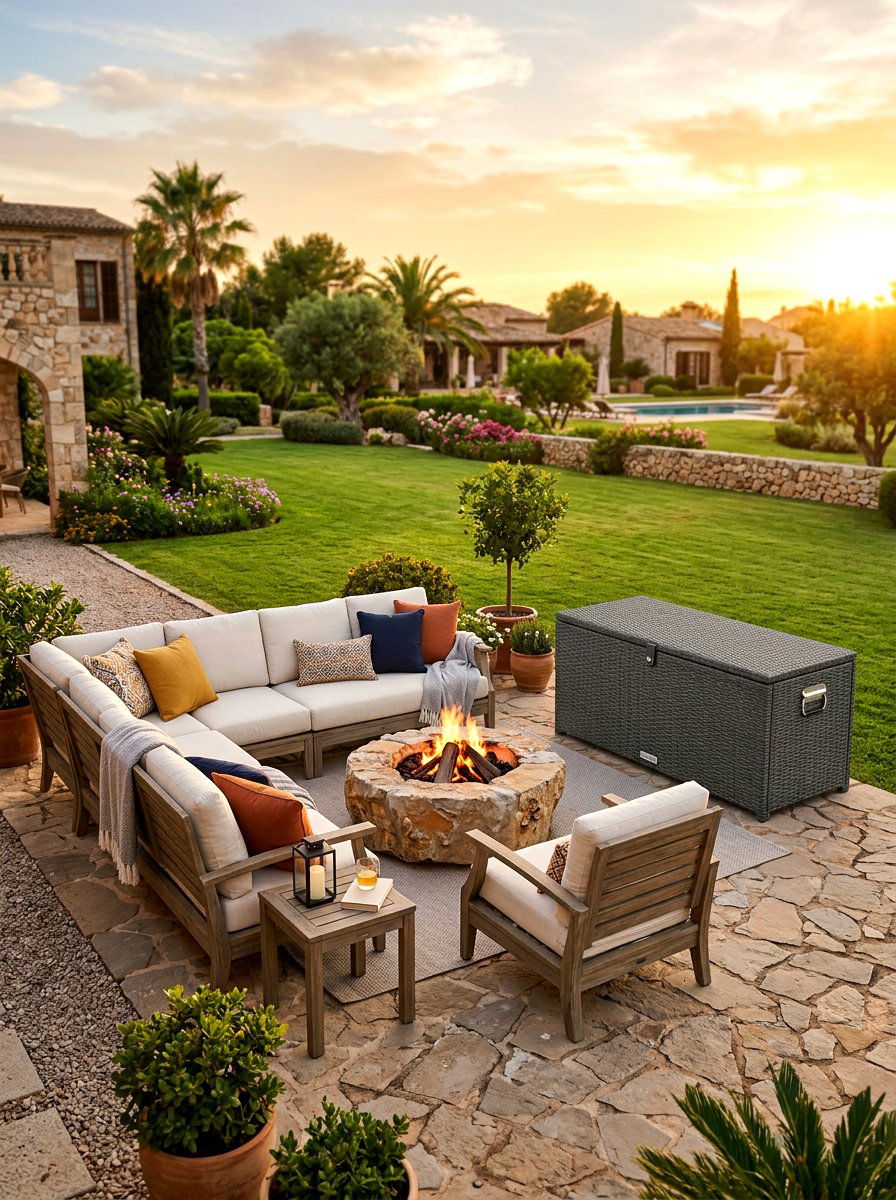 Waterproof cushion storage box - 30 deck box ideas