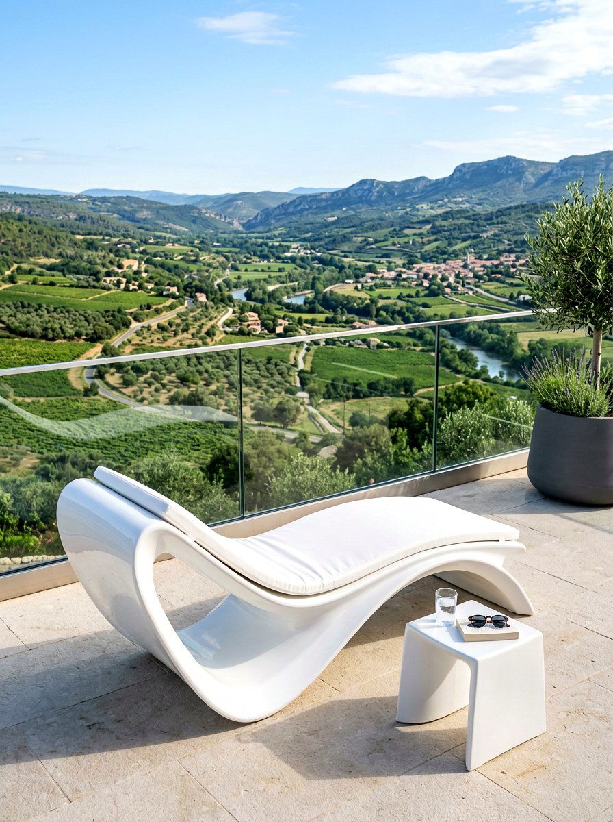 Wave Pattern Sunbed - 30 sculptural outdoor furniture ideas