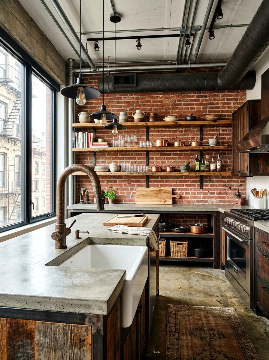 Weathered Steel Kitchen Faucet - 30 kitchen faucet finish ideas