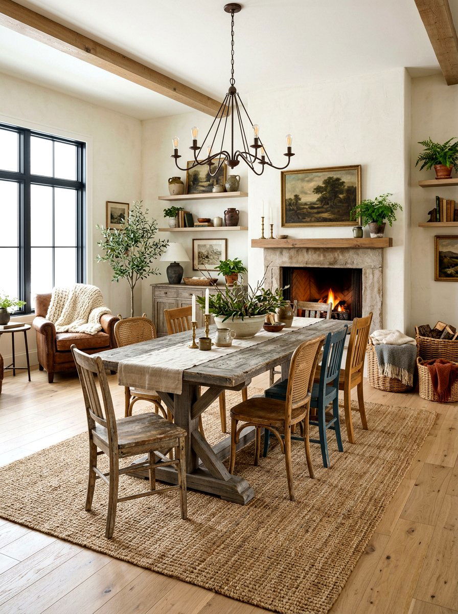 Weathered Wood Furniture Living Room - 30 French country living room ideas