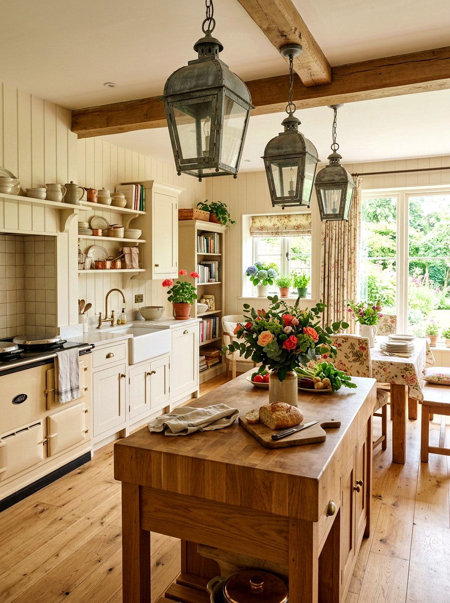 Weathered Zinc Lantern - 30 kitchen lantern lighting ideas