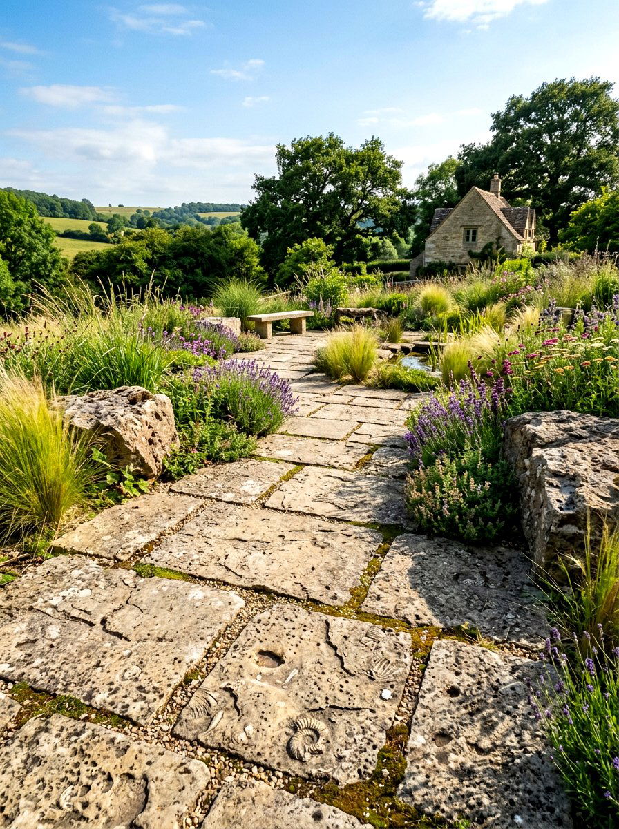 Weathered limestone patio aesthetic - 30 limestone backyard patio ideas