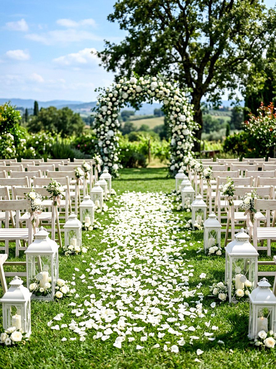 Wedding Aisle Lantern - 30 lantern decor ideas