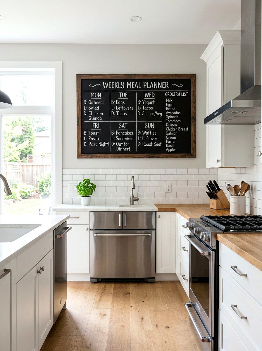Weekly Meal Planner - 30 command center ideas