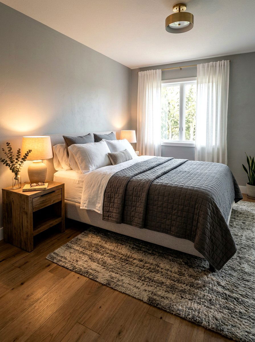 Weighted blanket for sleep - 30 calm sensory bedroom decor ideas