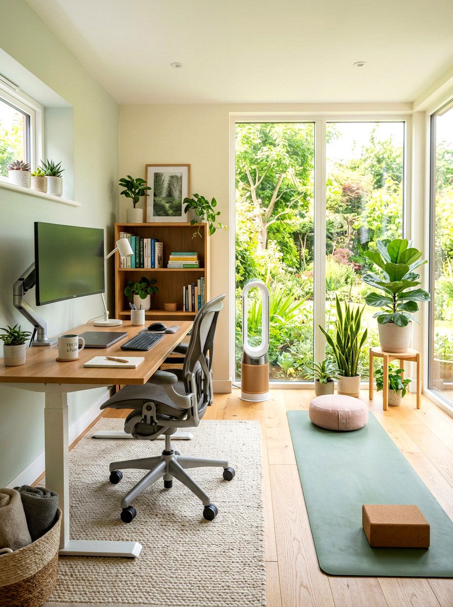 Wellness Zone Home Office - 30 executive home office ideas