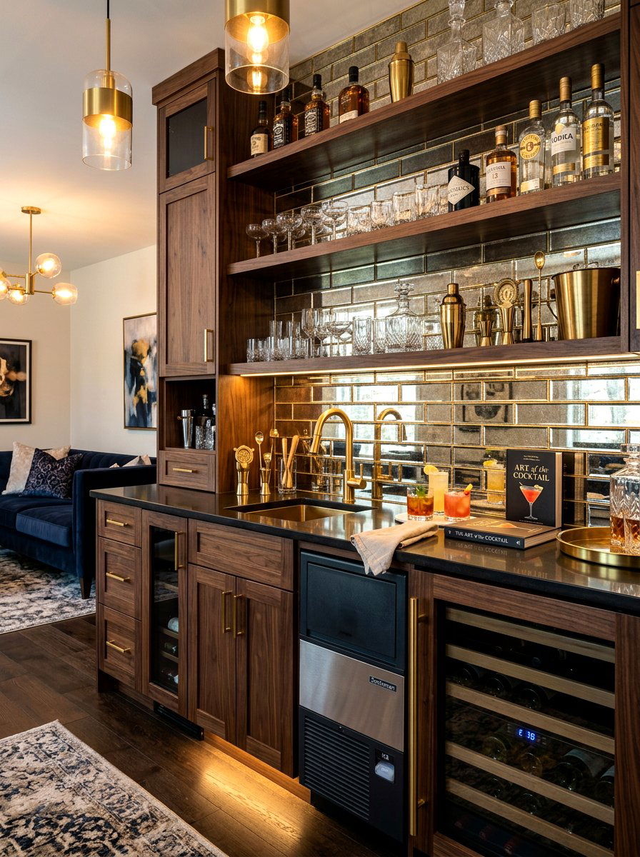 Wet Bar Scullery - 30 small prep kitchen ideas