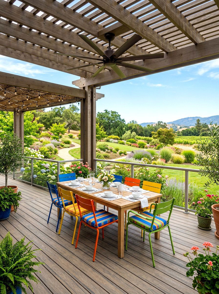 Wet Rated Patio Fan - 30 outdoor ceiling fan patio ideas