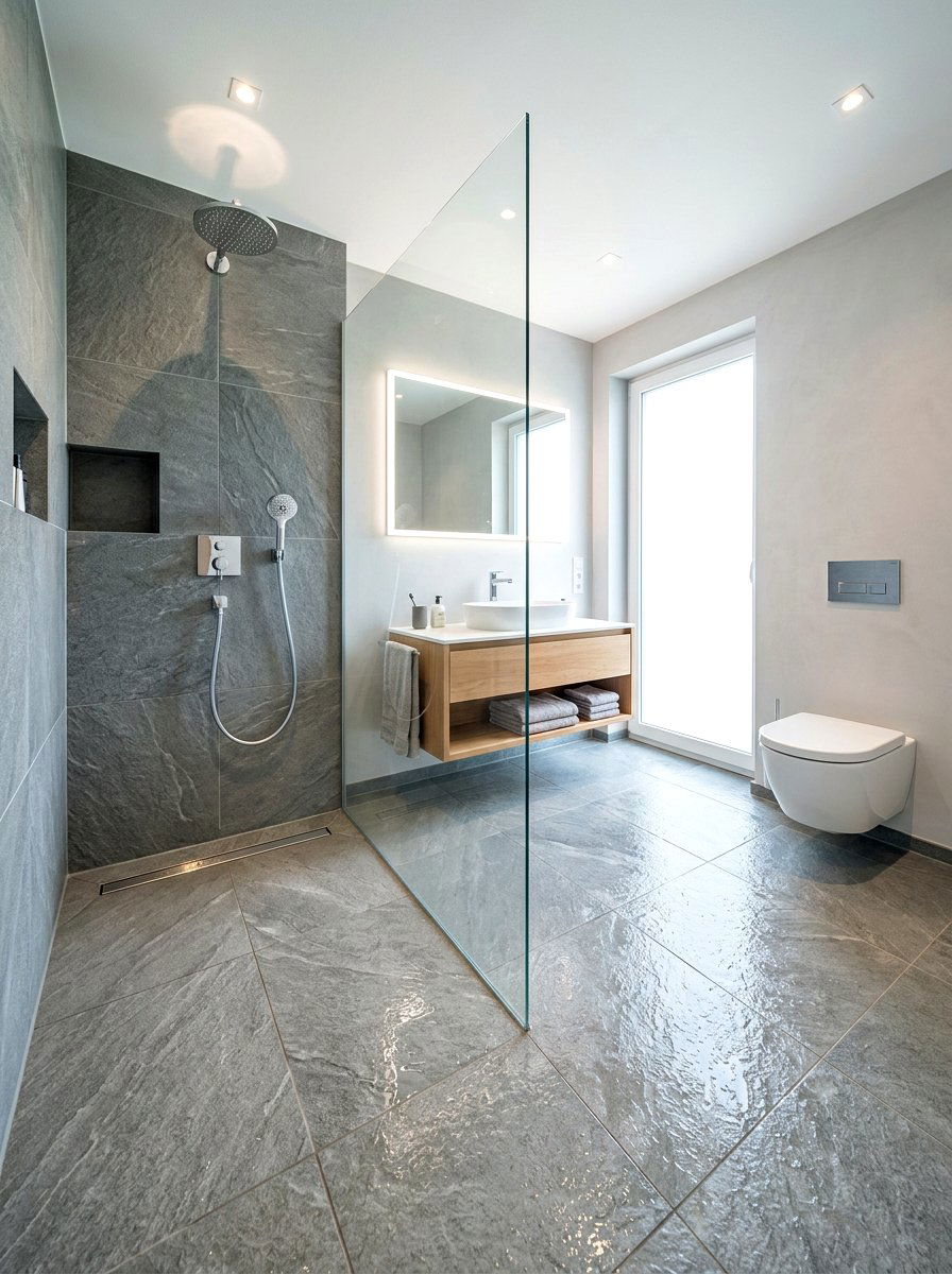 Wet Room Layout - 30 Pinterest bathroom ideas