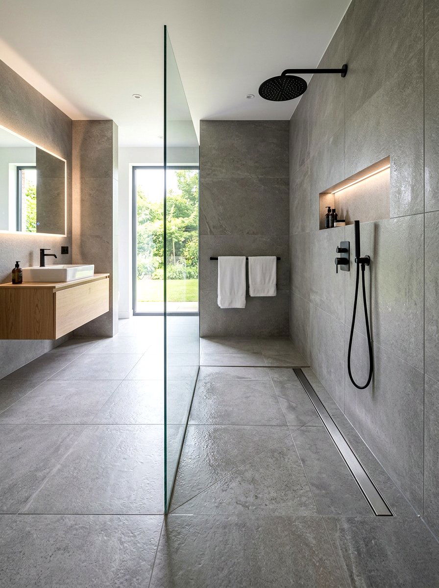 Wet Room Shower - 30 bathroom shower ideas