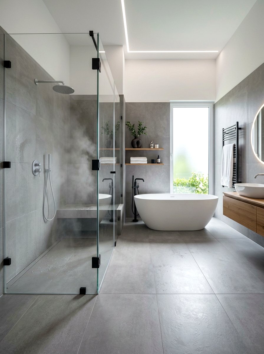 Wet Room With Steam Shower - 30 steam shower bathroom ideas