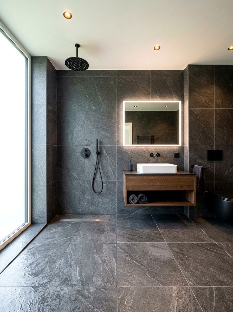 Wet room bathroom - 30 walk in shower ideas