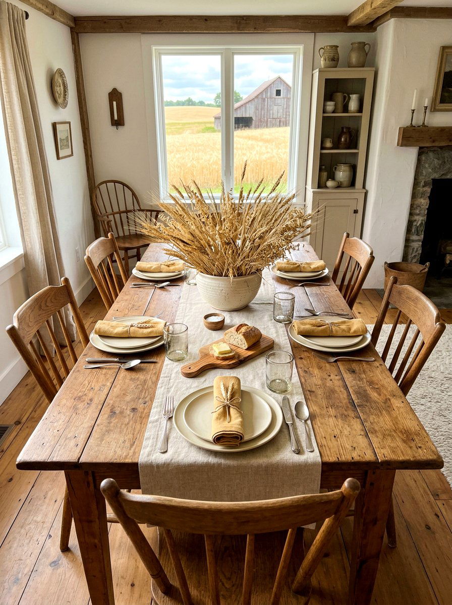 Wheat Stalks - 30 autumn centerpiece bowl ideas