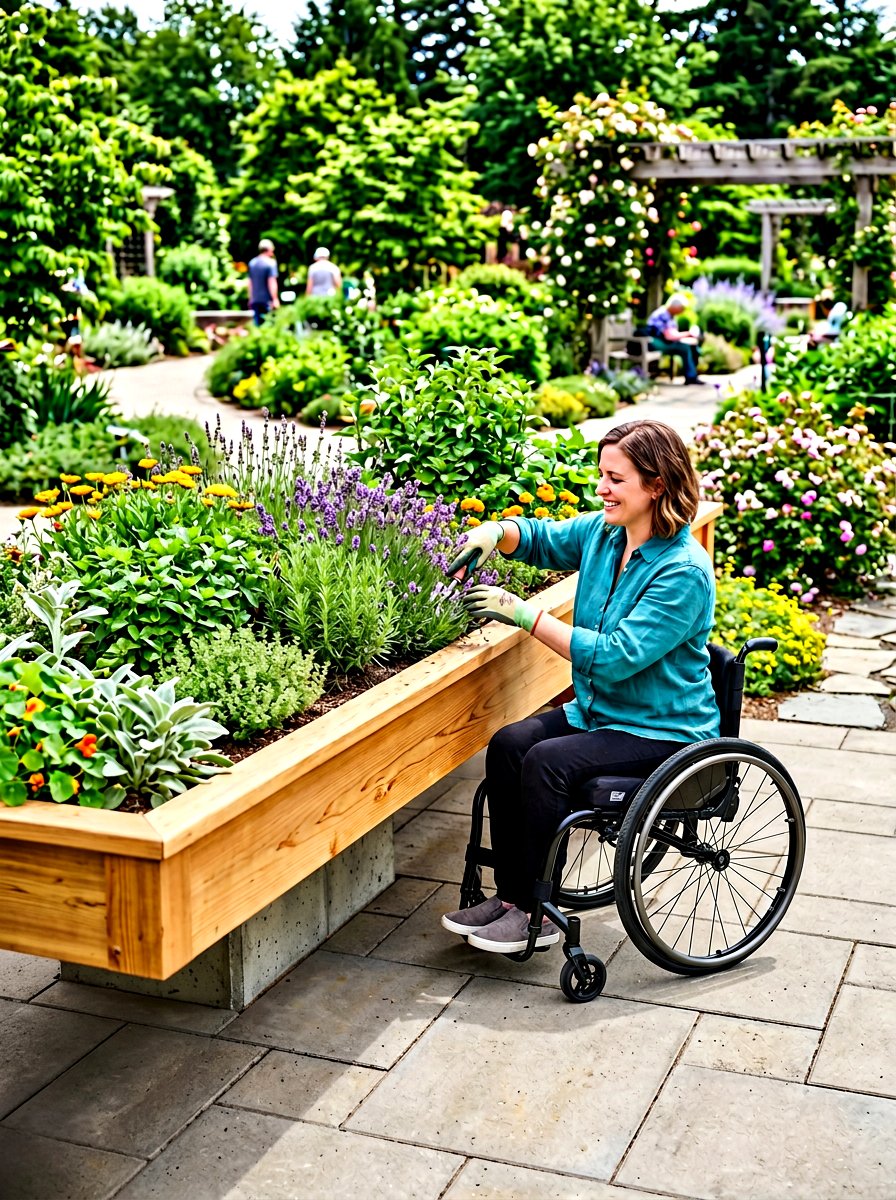 Wheelchair accessible garden bed - 30 raised garden bed ideas