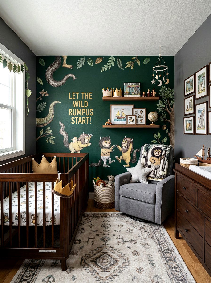 Where The Wild Things Are Nursery - 30 vintage book nursery ideas