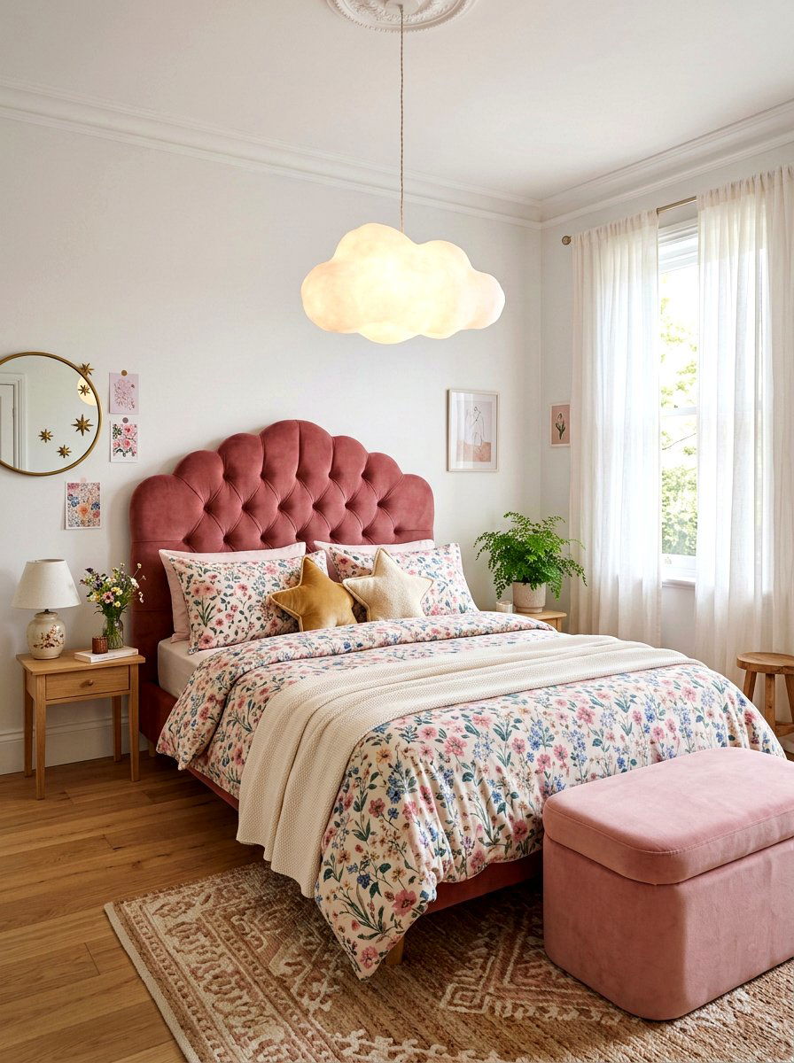 Whimsical Bedroom - 30 playful apartment decor ideas