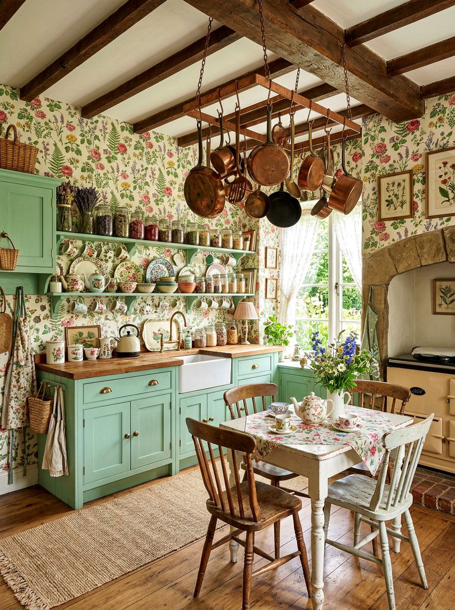 Whimsical Cottagecore Kitchen - 30 storybook kitchen ideas