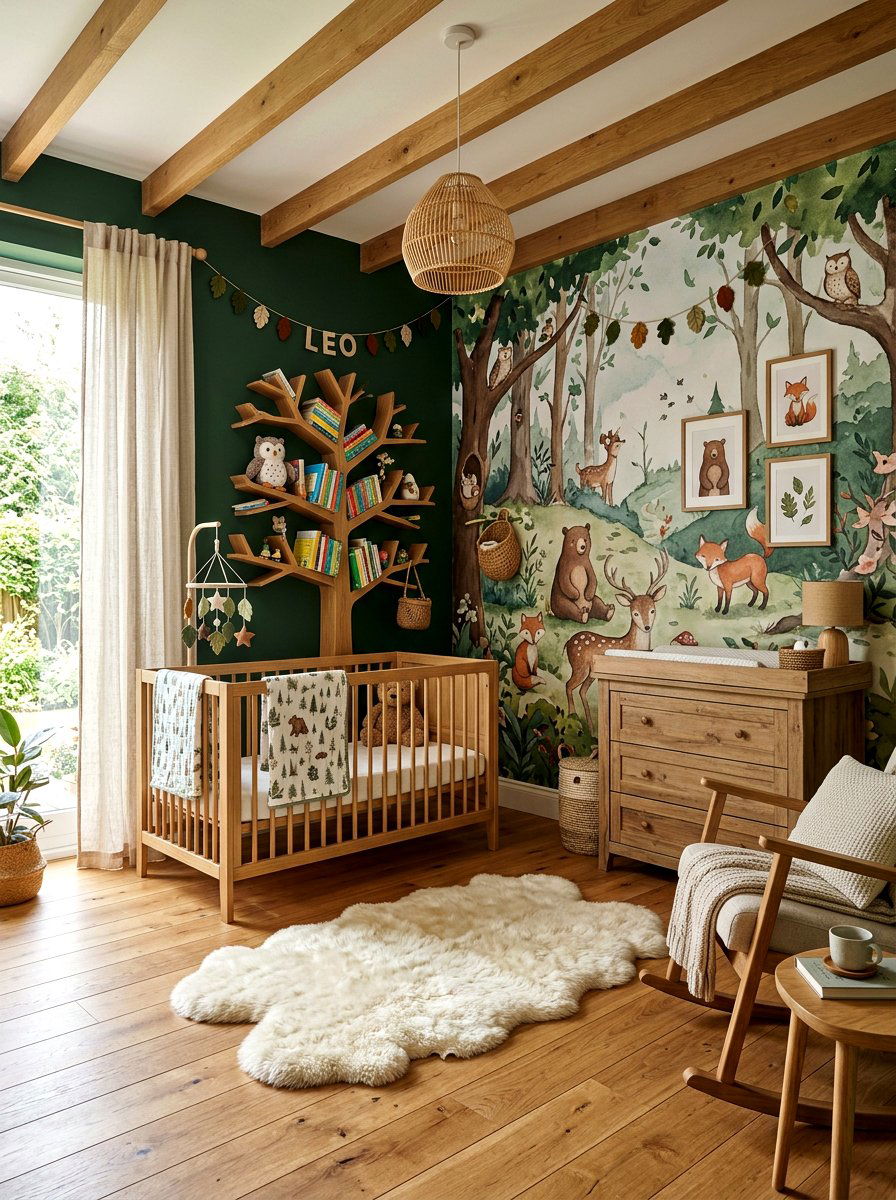 Whimsical Woodland Nursery - 30 boutique nursery decor ideas