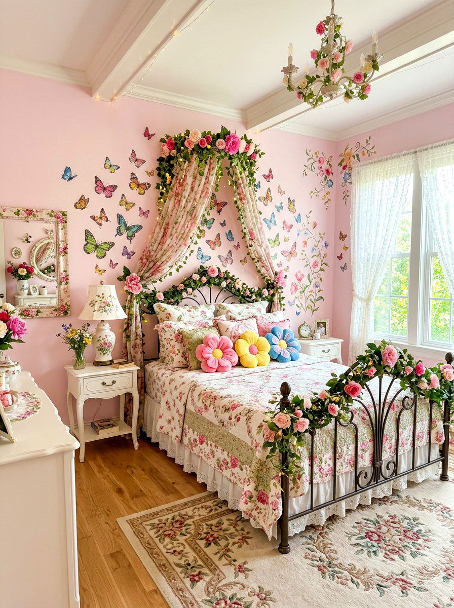 30 Grandma Core Bedroom Ideas for Nostalgic Comfort and Style