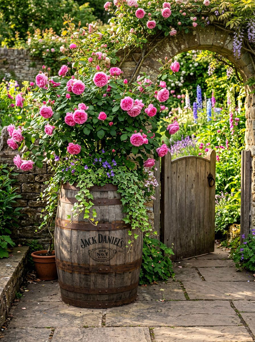 30 Rustic Container Garden Ideas for Gorgeous Pots on Any Patio