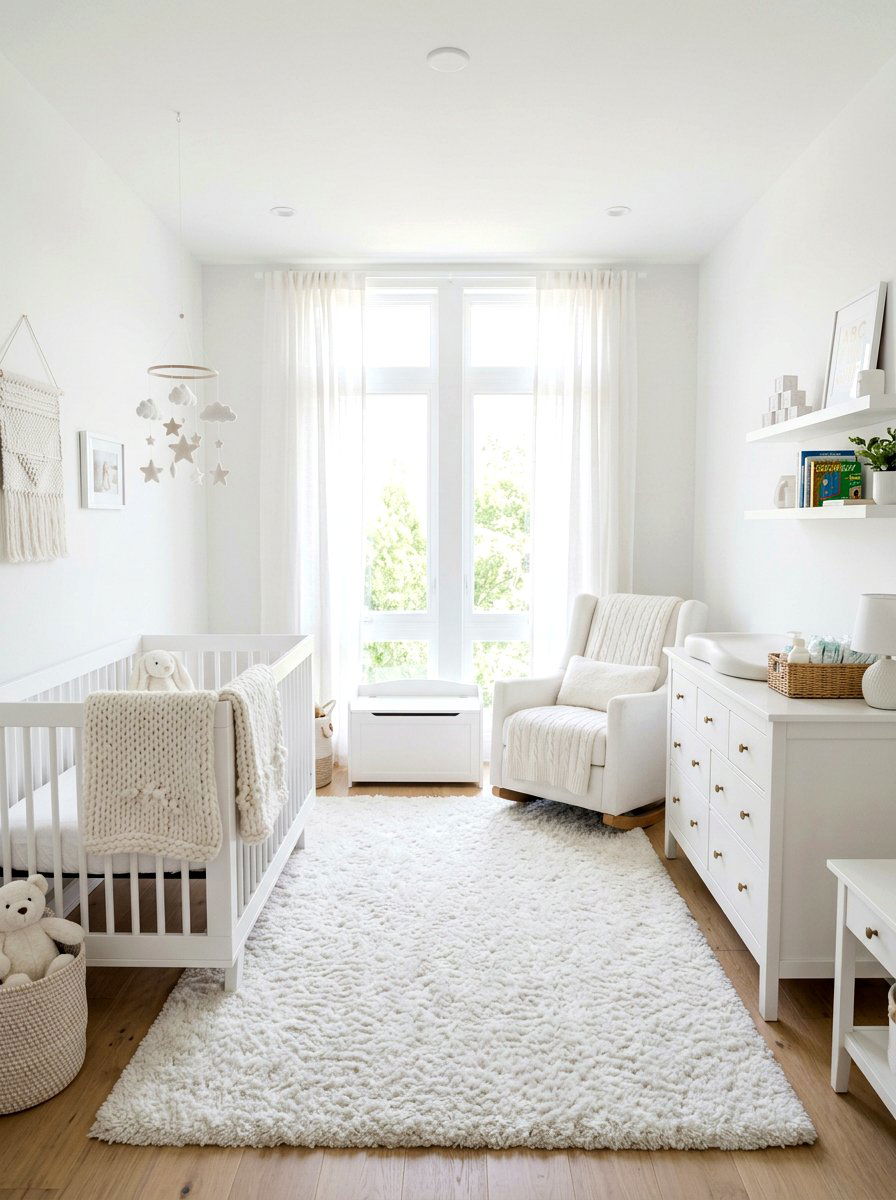 White Baby Room - 30 baby room ideas