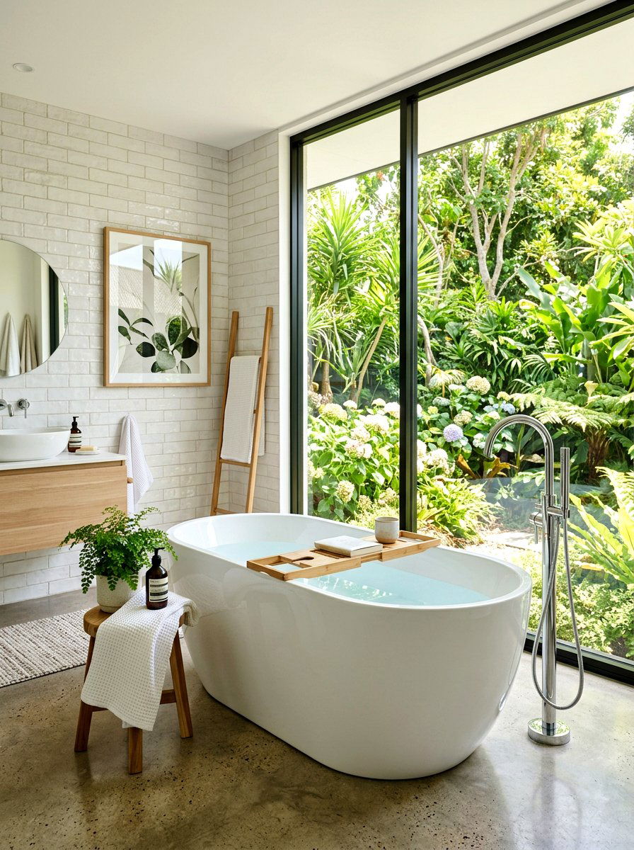 White Bathroom Freestanding Tub - 30 white bathroom ideas