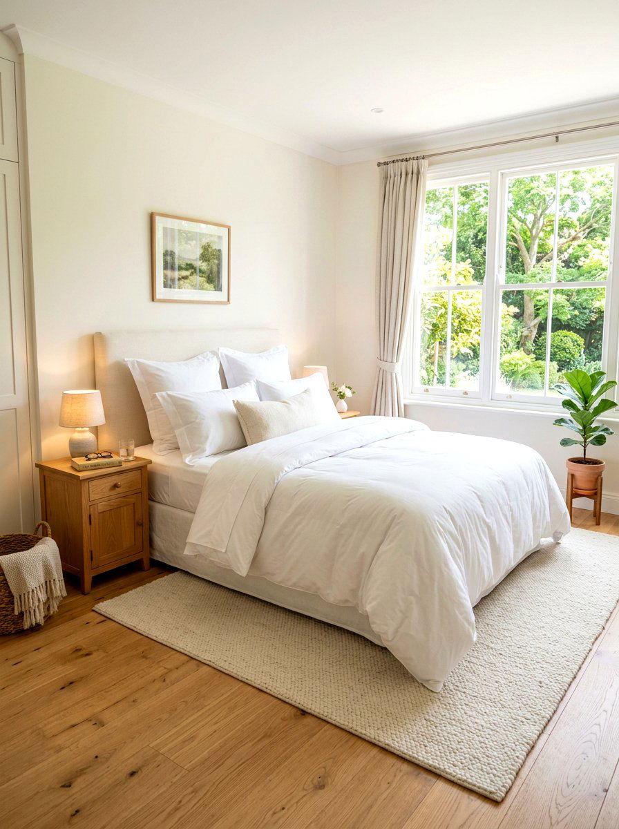 White Bedding - 30 Nancy Meyers bedroom ideas