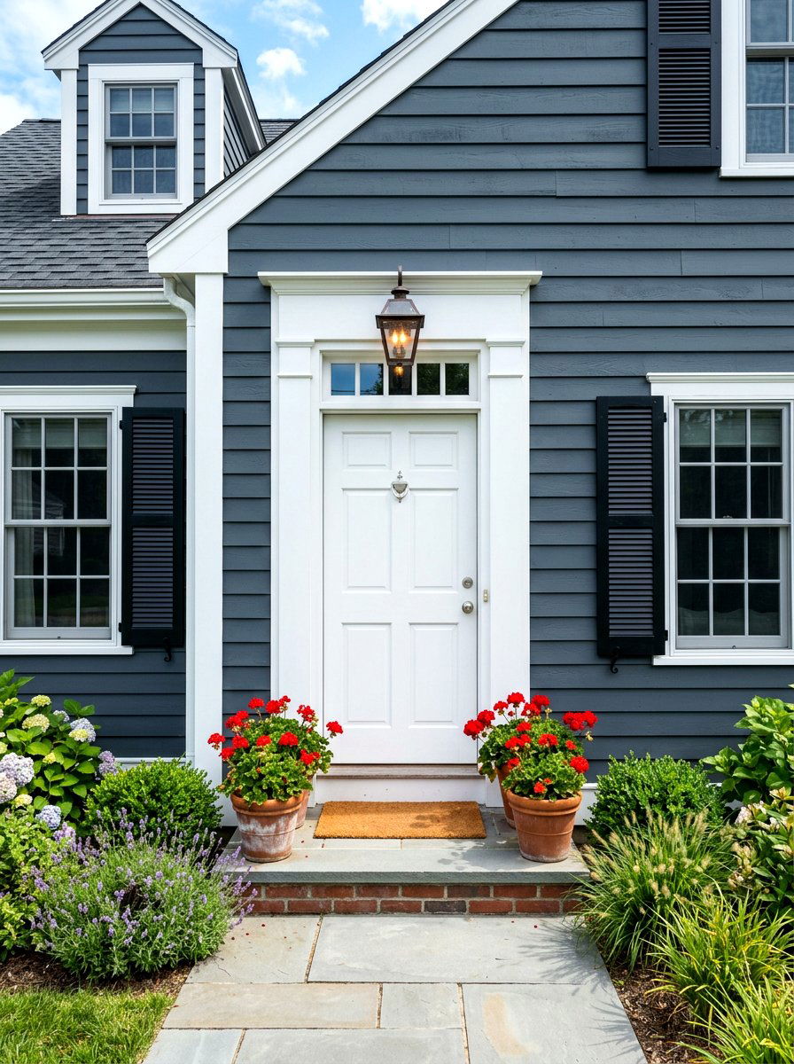 White Cape Cod Front Door - 30 Cape Cod front door ideas