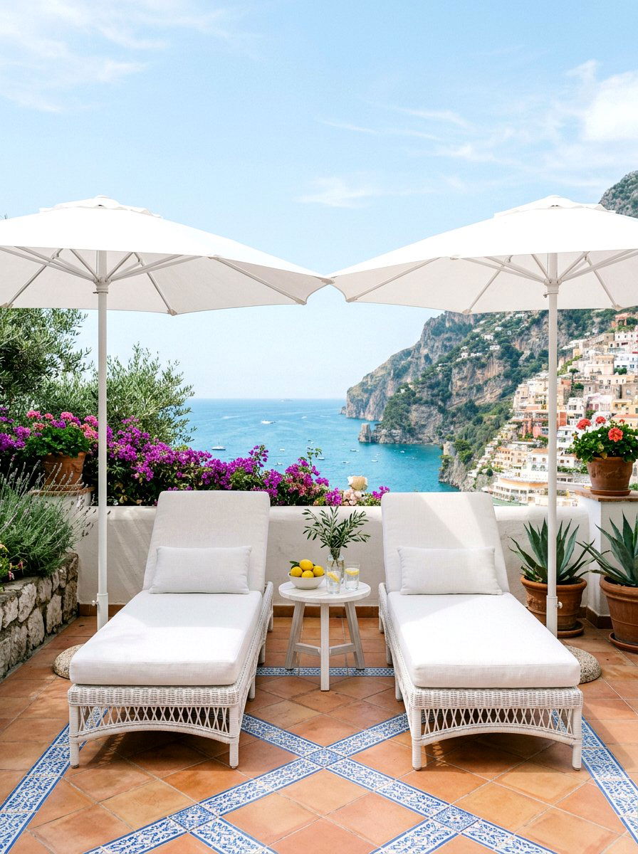 White Chaise Pair - 30 chaise pair patio ideas