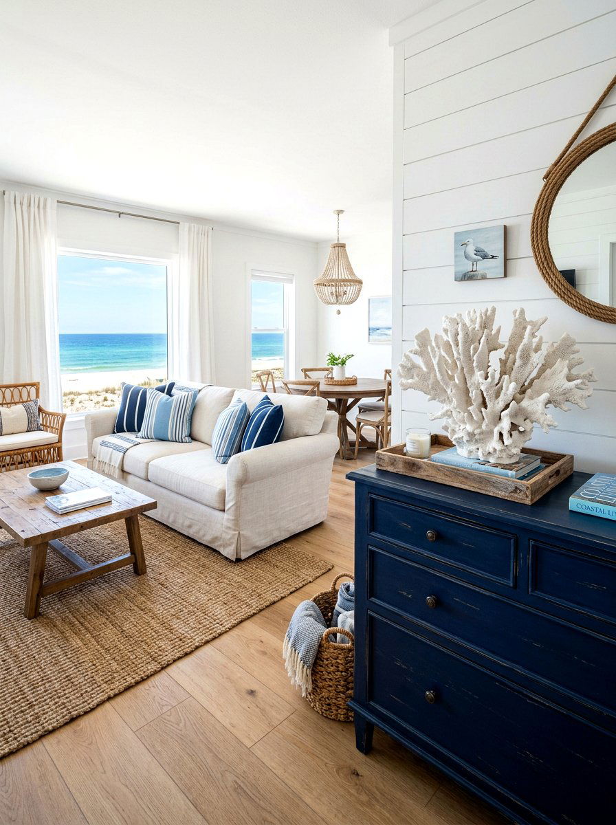 White Coral Accent - 30 sculptural centerpiece ideas