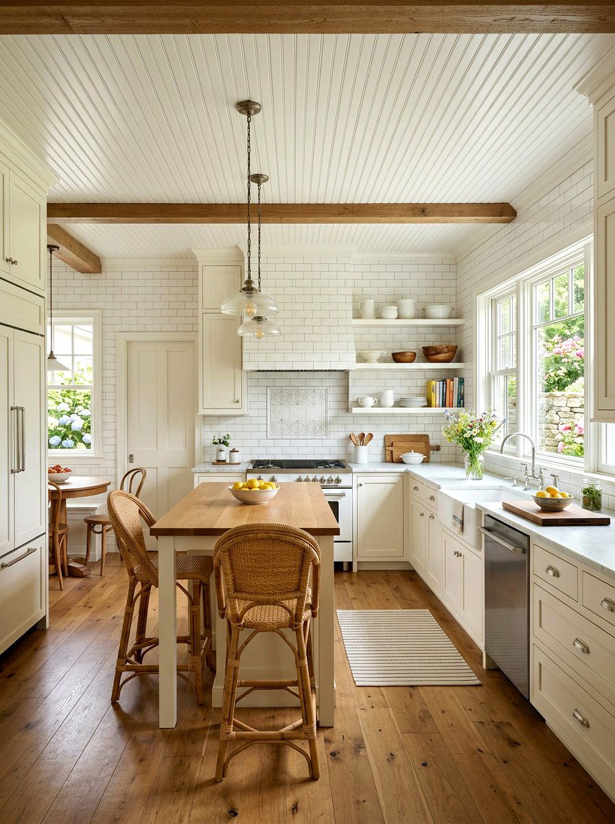 White Cottage Kitchen - 30 cottage kitchen ideas