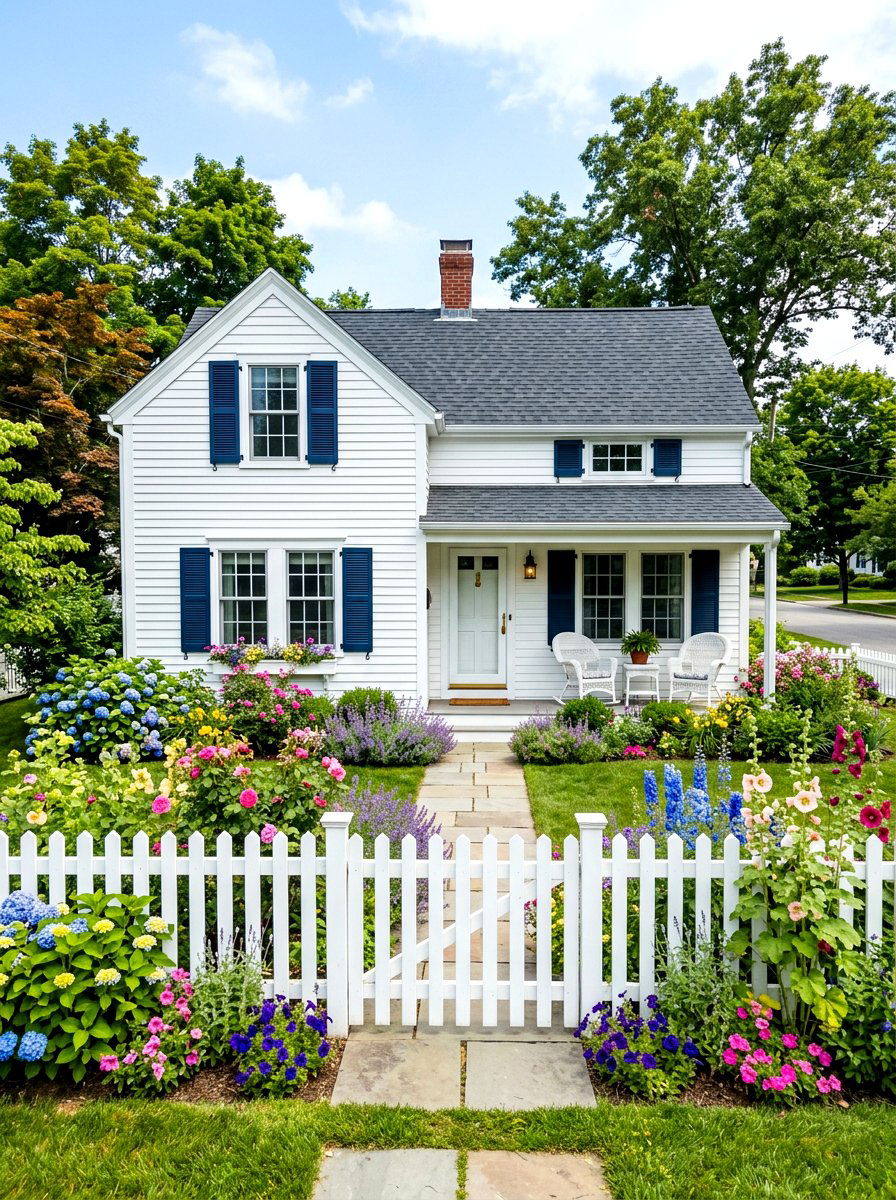 White House Blue Shutters - 30 white house exterior ideas