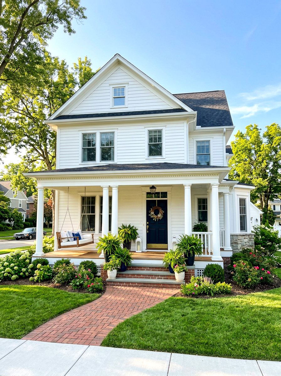 White House Front Porch - 30 white house exterior ideas