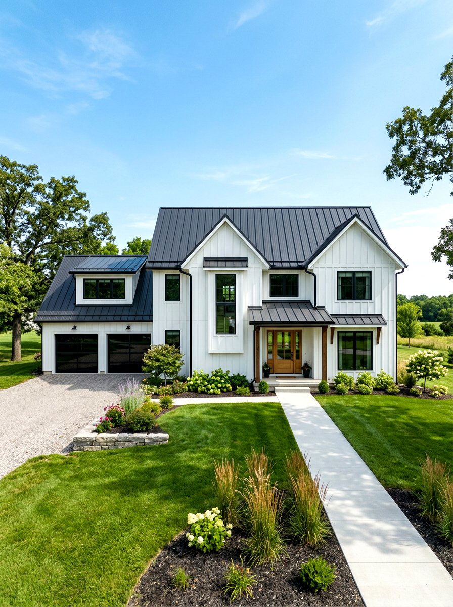 White House Metal Roof - 30 white house exterior ideas