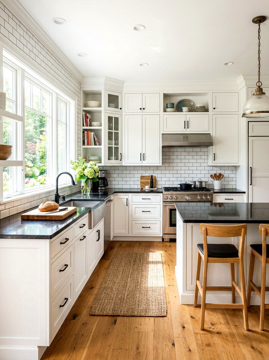 White Kitchen Subway Tile - 30 white kitchen ideas