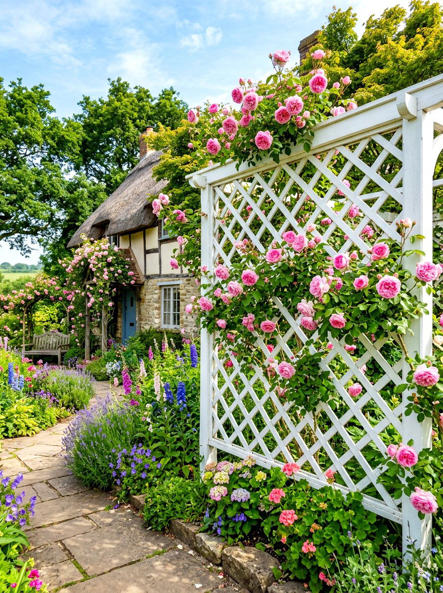 White Lattice - 30 grape arbor ideas