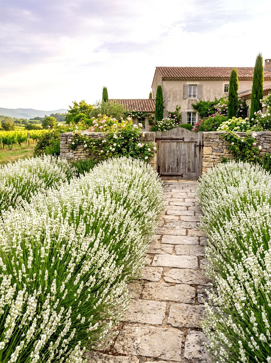 White Lavender Varieties - 30 moon garden ideas