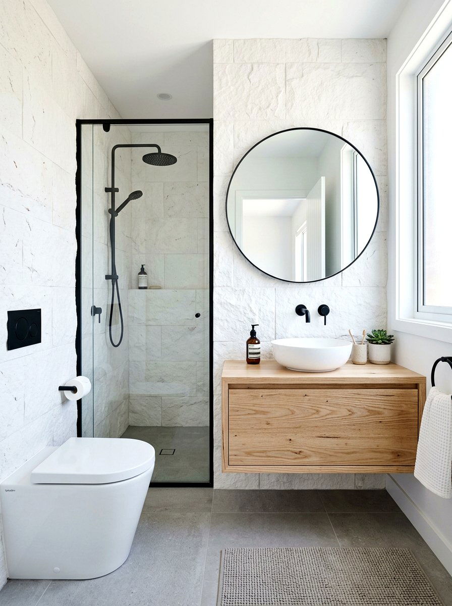 White Limestone Bathroom Walls - 30 limestone bathroom ideas