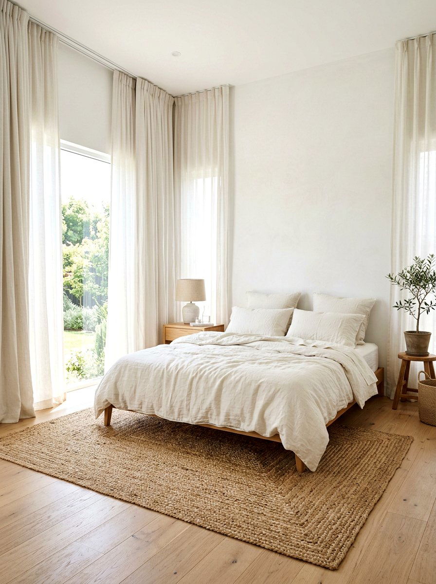 White Linen Bedroom - 30 resort summer bedroom ideas
