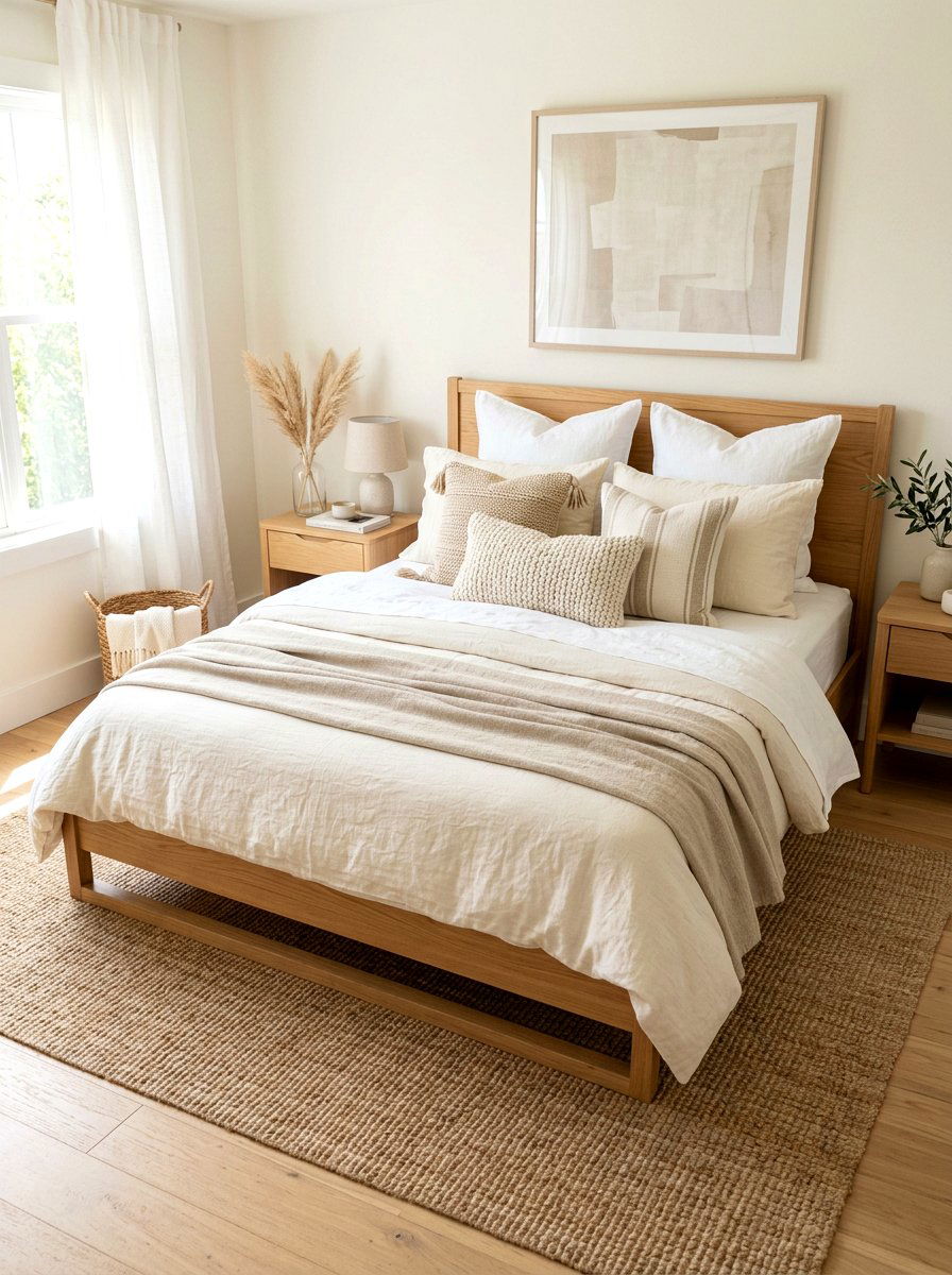 White Linen Bedscape - 30 designer bedscape ideas