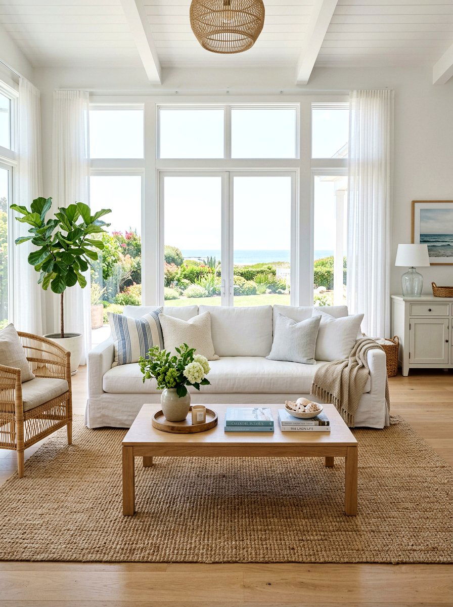 White Linen Slipcovered Sofa - 30 slipcovered sofa ideas