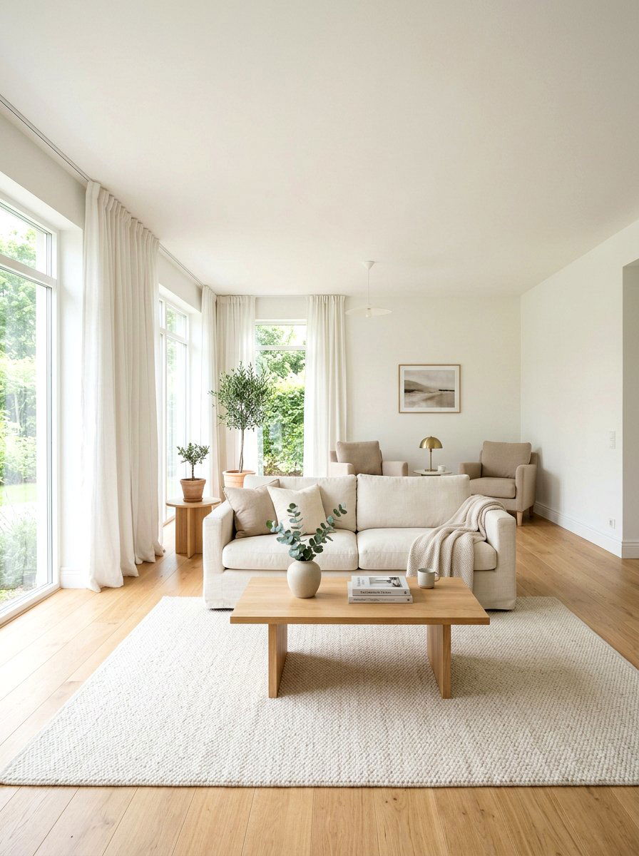 White Living Room Layout - 30 small apartment living room ideas