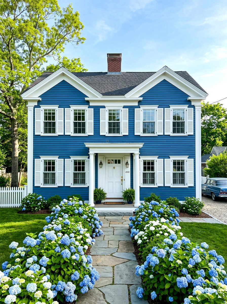 White Louvered Shutters - 30 exterior shutters ideas