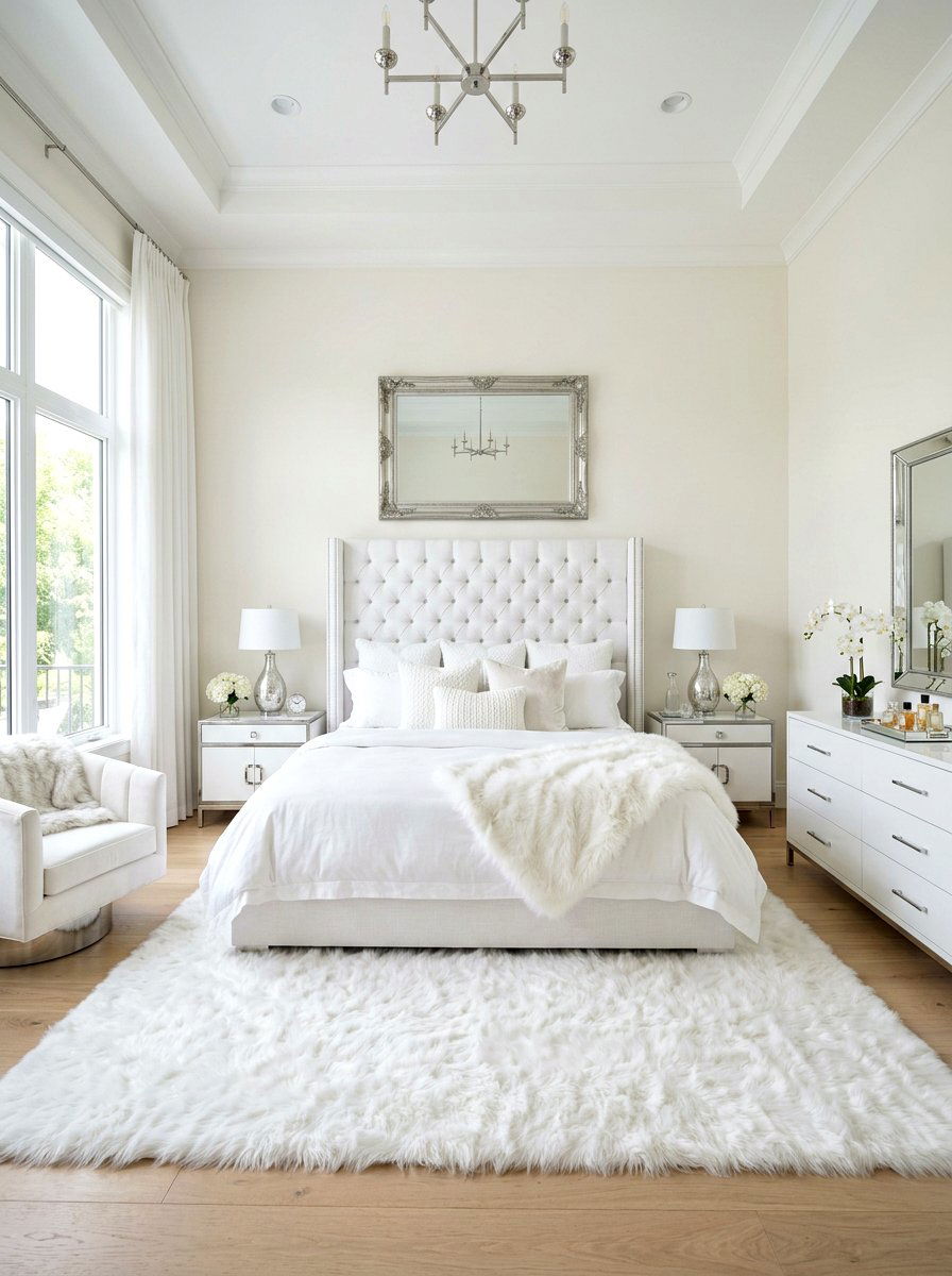 White Master Bedroom - 30 sanctuary bedroom ideas