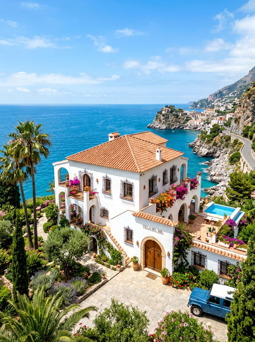 White Mediterranean Villa Exterior - 30 white house exterior ideas