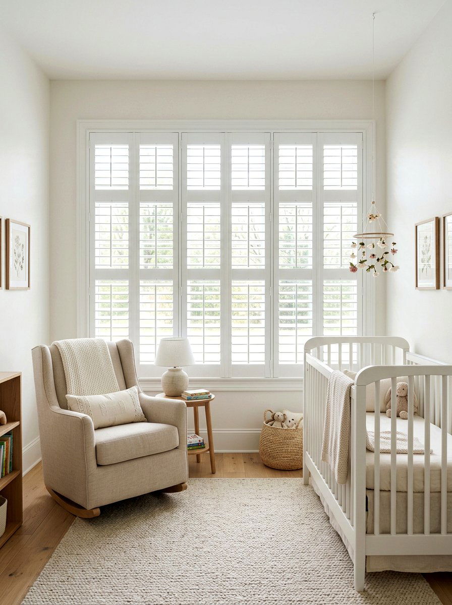 White Nursery Window Treatments - 30 old money nursery ideas
