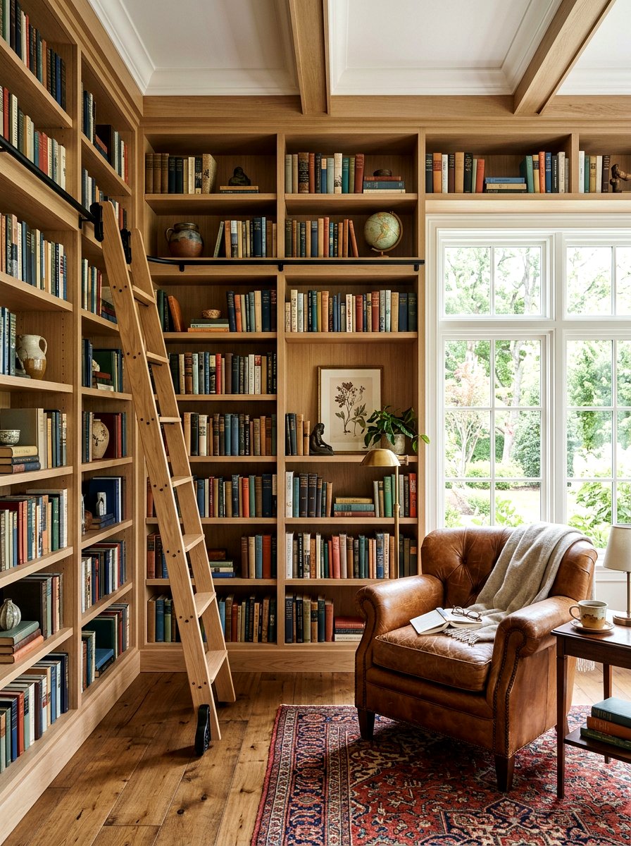 White Oak Built In Bookshelf - 30 white oak decor ideas