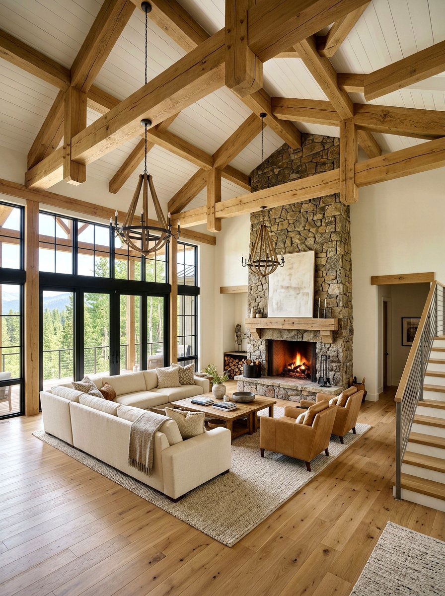 White Oak Ceiling Beams - 30 white oak decor ideas