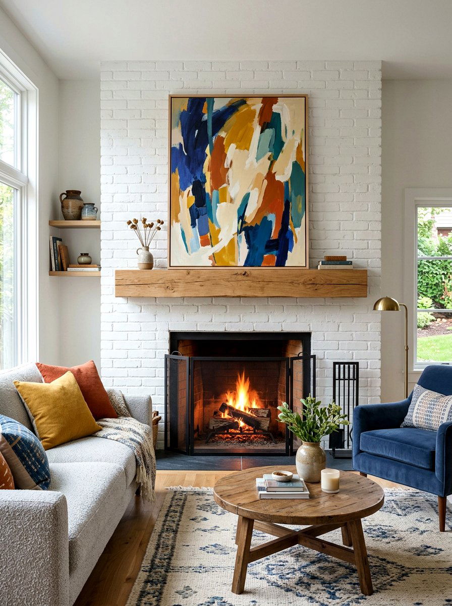 White Oak Fireplace Mantel - 30 white oak decor ideas